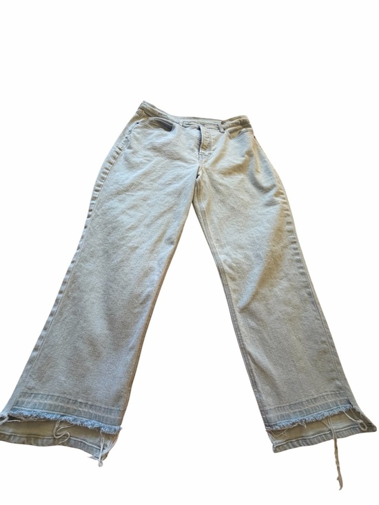 Old Navy Pants - Old Navy Distressed Light Wash/Button Fly/High Waisted-Size 16